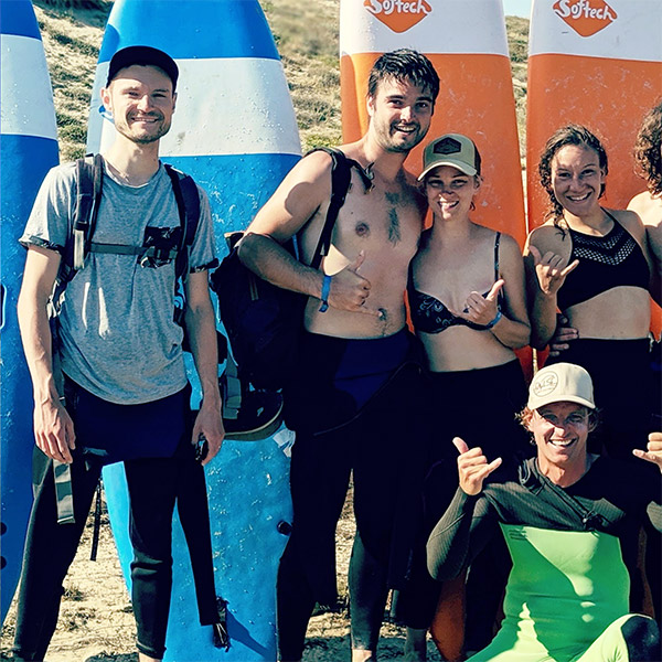 Coaching surf à Ondres avec Gauthier Garanx